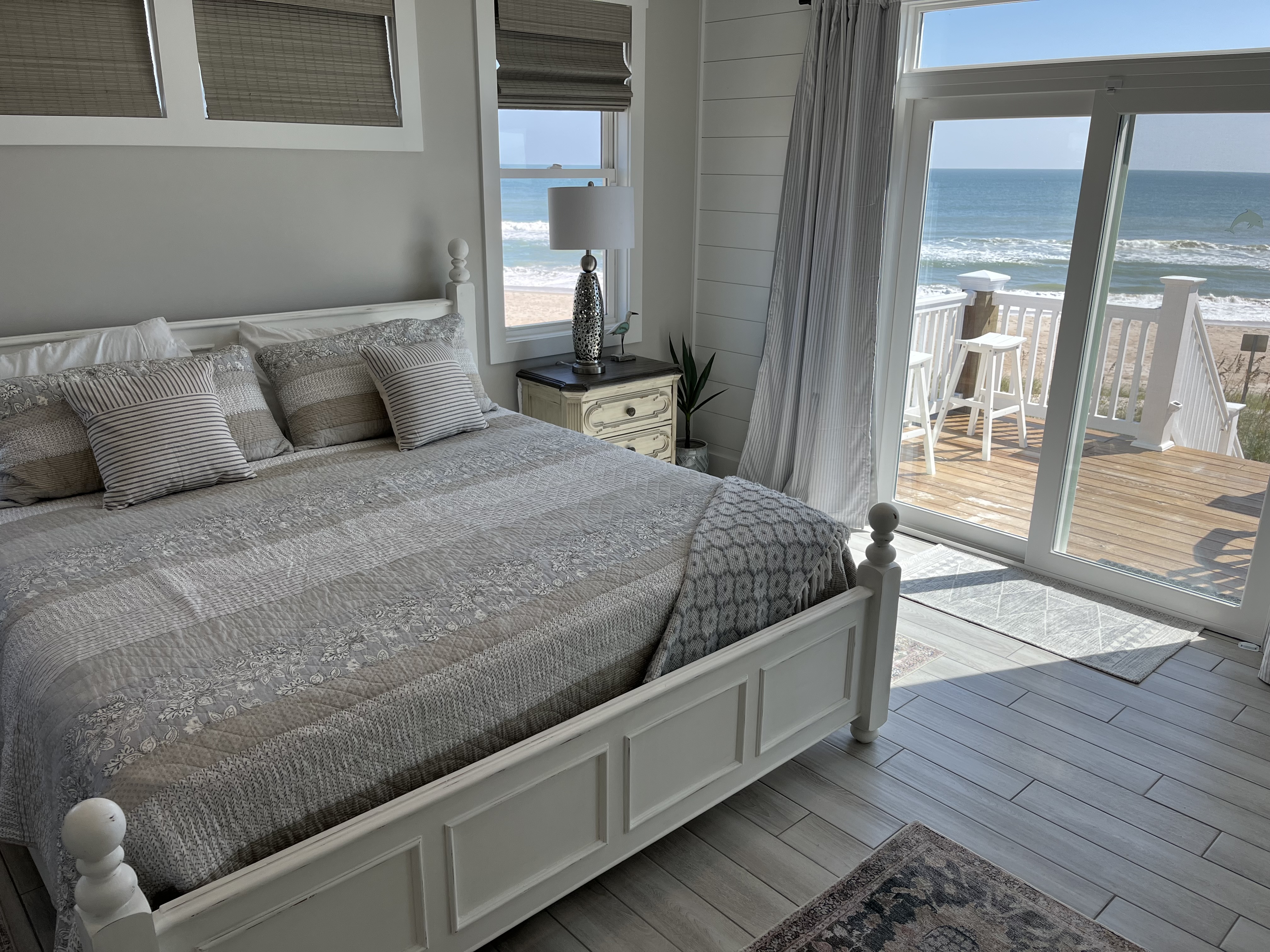 Master bedroom with ocean view