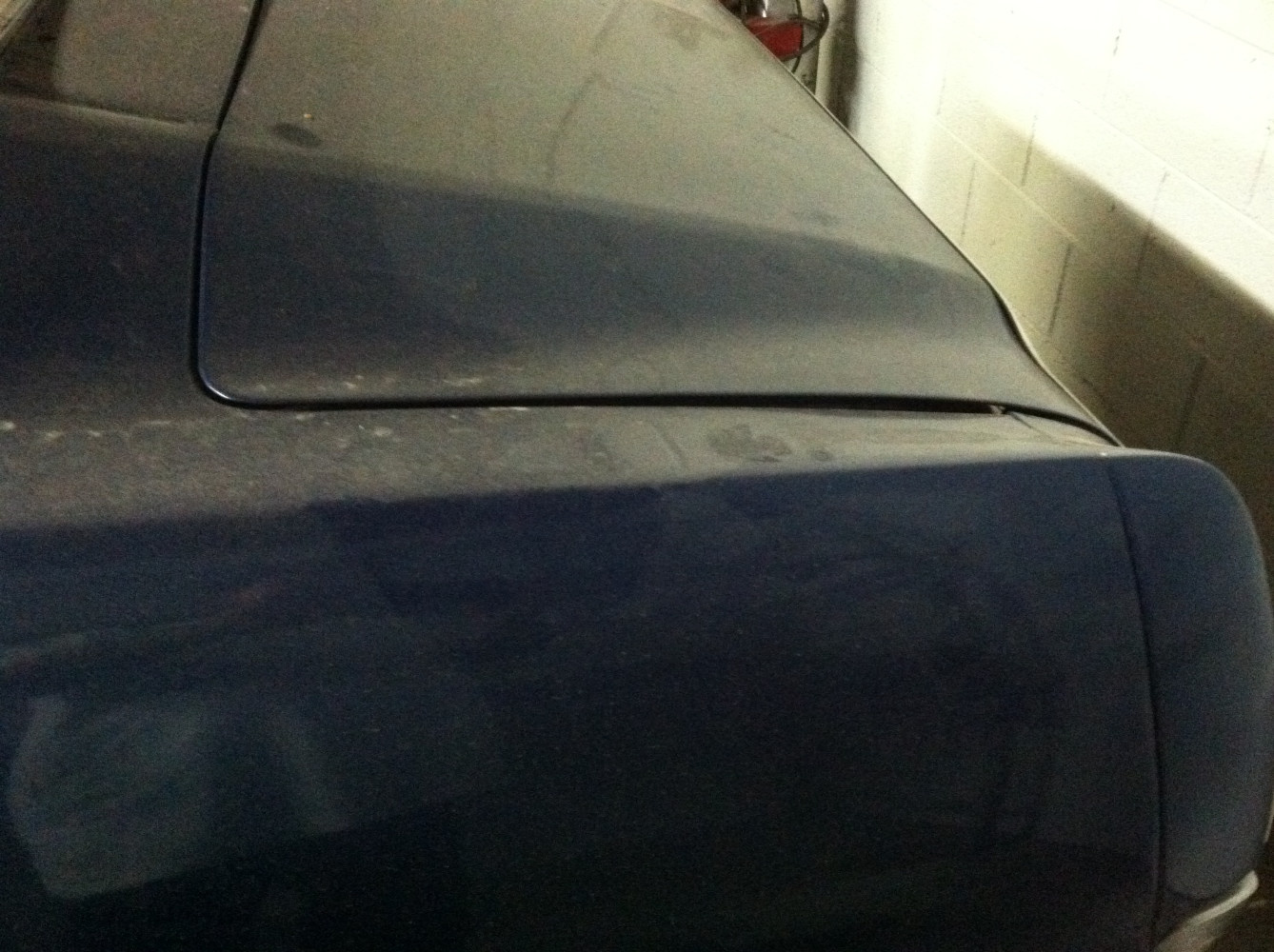 Trunk lid does not line up.