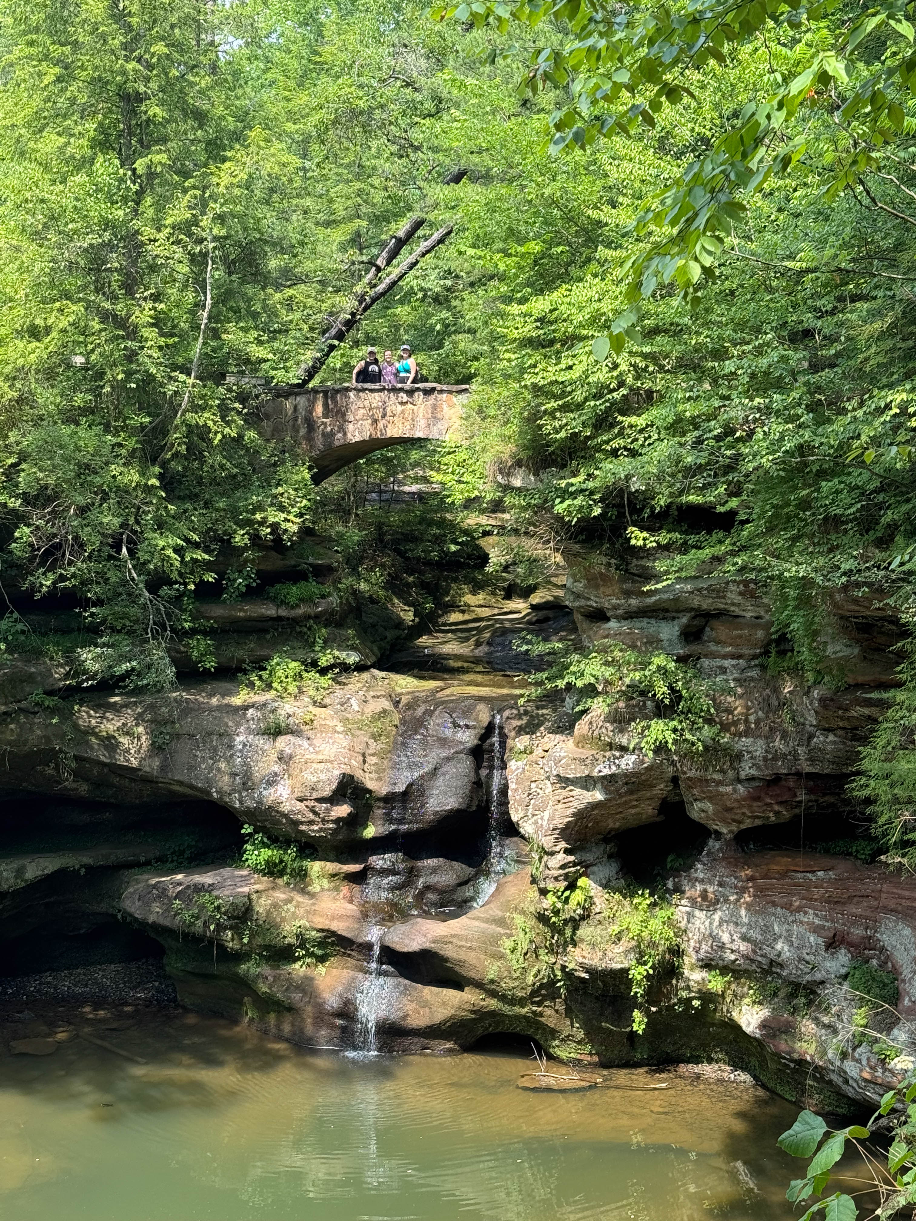 We hiked Hocking Hills State Park