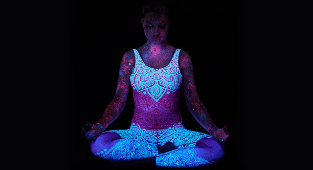 Woman meditating