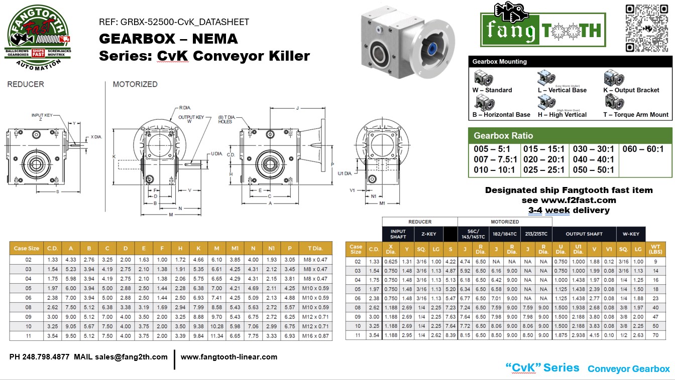 Gearbox - CvK Conveyor Drive