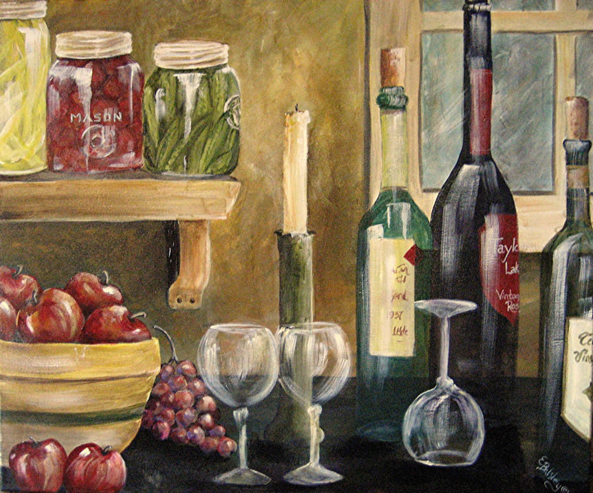 Vintage, 30"x40", Acrylic on Gallery Canvas