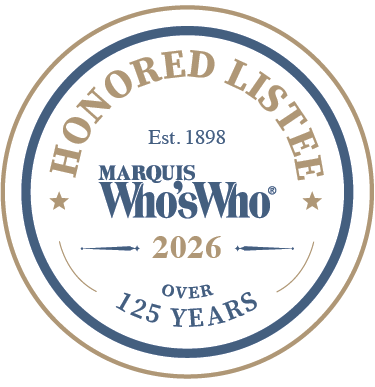 2026 Marquis Who's Who Honored Listee Designation 2026 Marquis Who's Who Honored Listee Designation