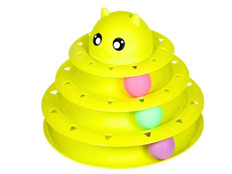 ME16 JUGUETE CIRCULAR 
INTERACTIVO 3 NIVELES PARA GATO