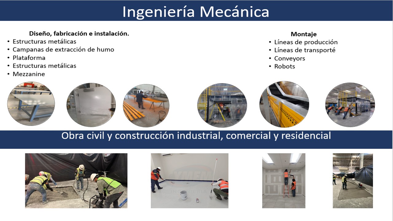 Trabajador industrial con casco amarillo y guantes azules usando una tableta en una fábrica.
