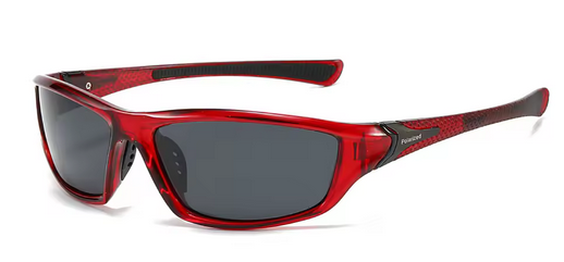 Polarisierte Vintage-Sonnenbrille im Luxus-Stil für Damen und Herren. Retro-Nachtsichtbrille zum Autofahren, Radfahren und Angeln. UV400 Filterbrille
Schwarz und Rot