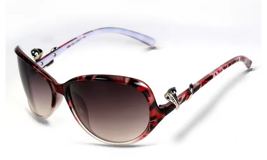 Modische Luxus-Designermarke. CatEye UV400 Gafas De Sol 5028 Damen-Sonnenbrille mit Leoparden-Rahmen und braunen Gläsern