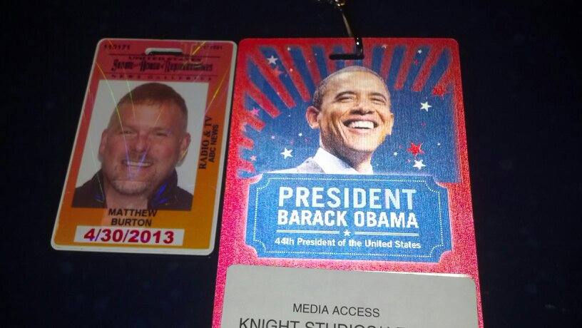 Obama Event Media Access ID