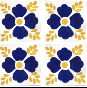 414 COBALTO LAGRIMAS AMARILLAS