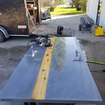 Shiny and polished surface