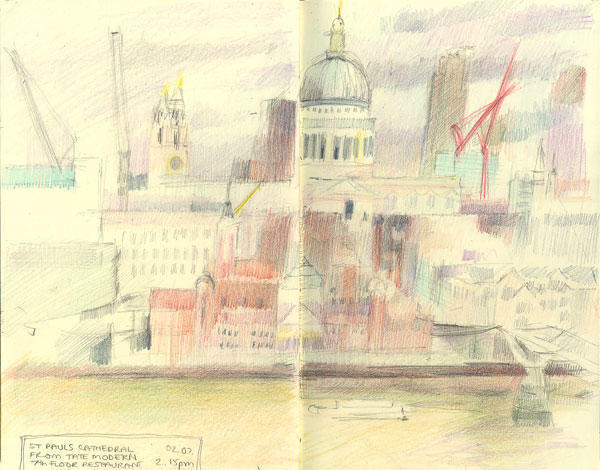 St Pauls from Tate Modern