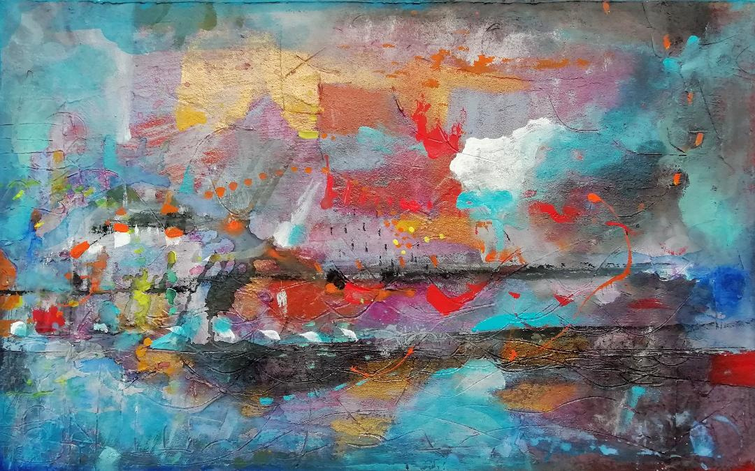 Tormenta
técnica mixta s/tela
51 x 80 cms. / 20 x 31.5 inches