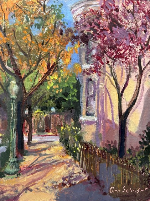 Schaefer, October Morning, 8x6 Oil