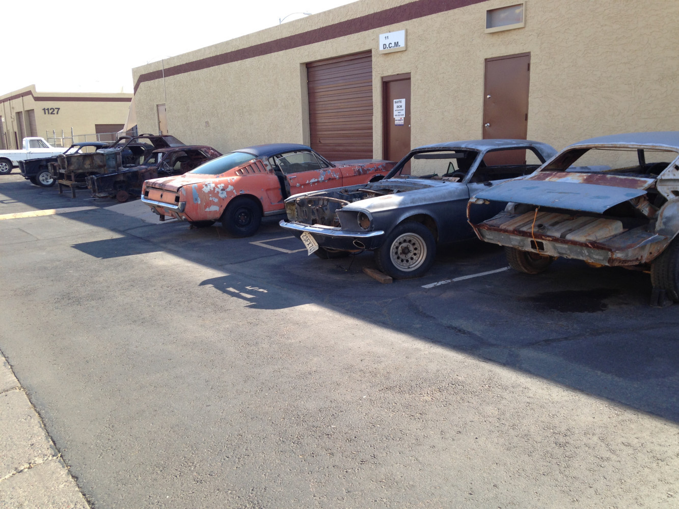 Next in line for restoration, 67 Camaro,
67 Coupe, 65 Fastback 