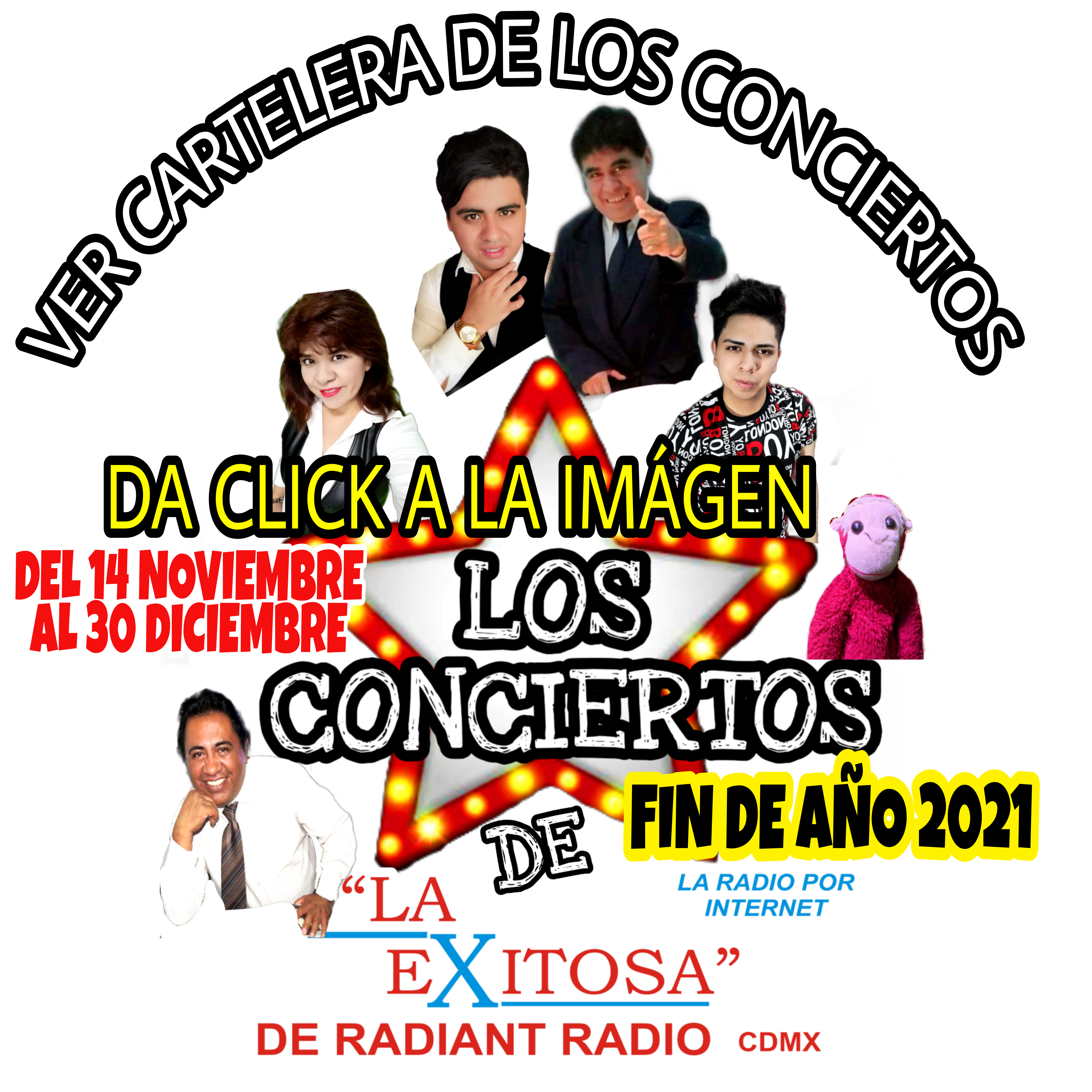 LOS CONCIERTOS DE LA EXITOSA DE RADIANTV MEXICO 