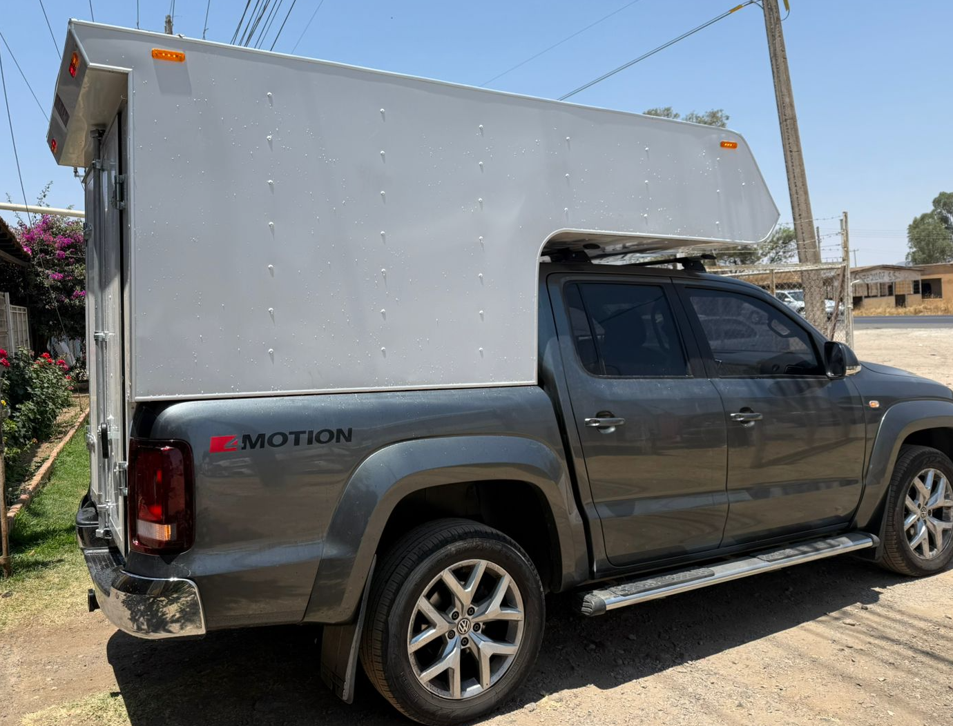 camper de aluminio de cachucha