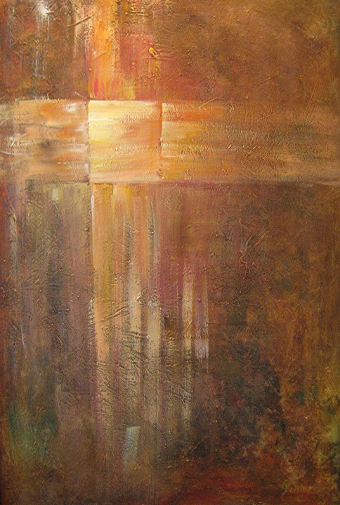 Rebirth, Mixed Media, Framed