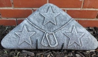 (75A) "Concrete" Folded Flag
On Easel
$45.00