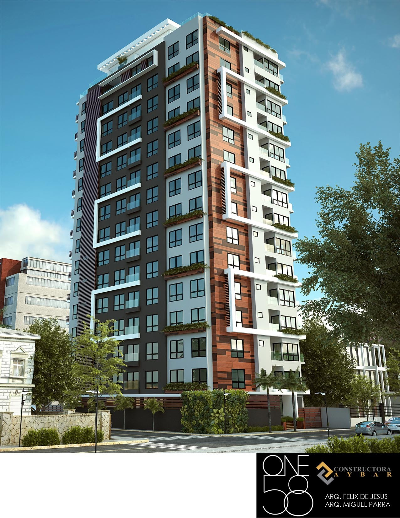 Torre ONE58
Torre de 20 niveles. Ens. Paraíso. Sto. Dgo.
Presupuesto de Construcción 