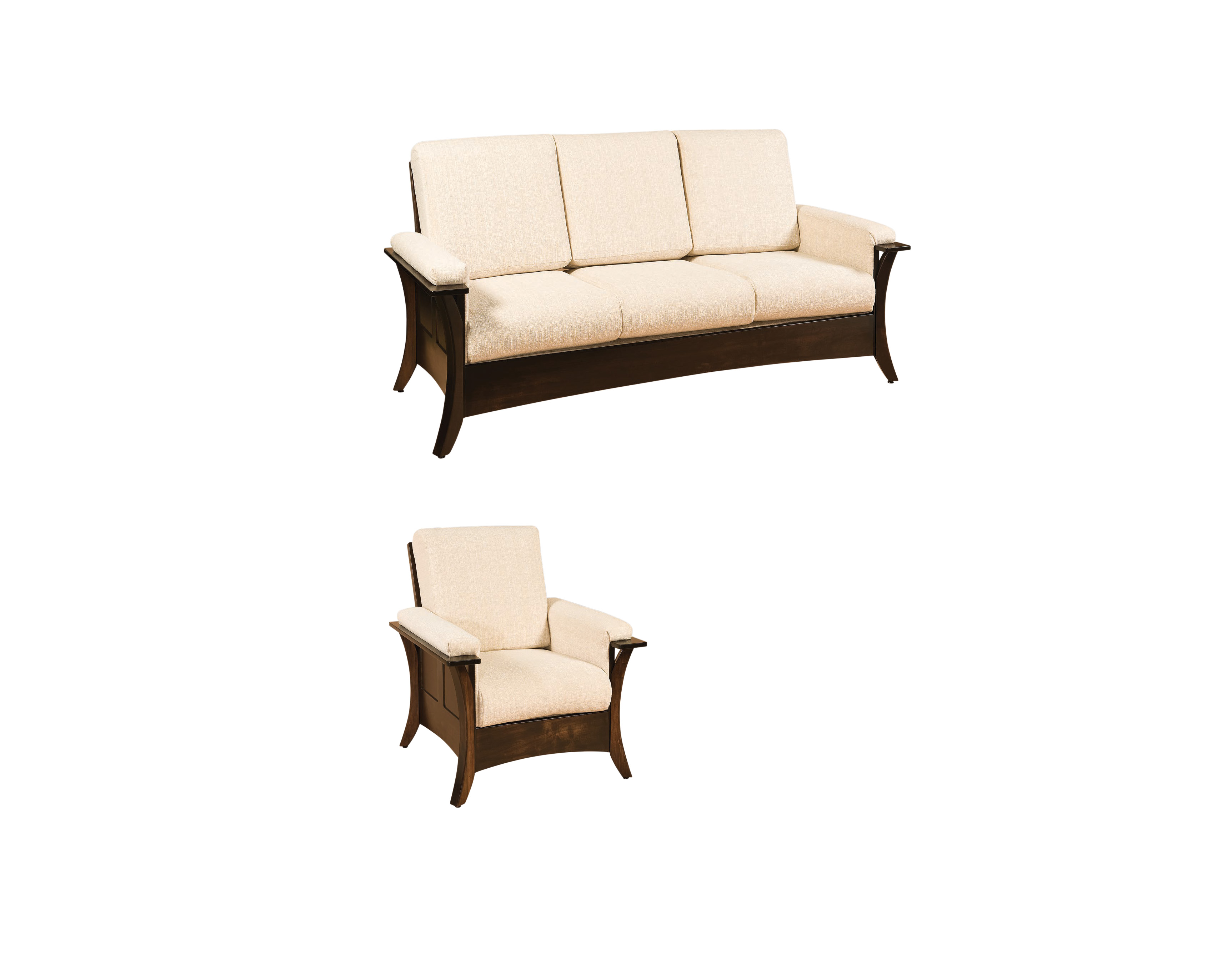 Caledonia Sofa and Chair