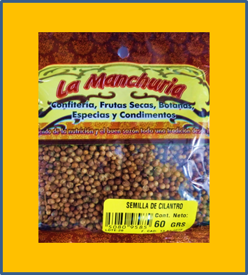 SEMILLA DE CILANTRO
60 GRS