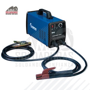 ARCTRON 235

Categoría: Soldadoras para electrodo revestido (SMAW)
Trabajo: Industrial ligero
Alimentación: 220 V
Rango de amperaje de soldadura:	30-232 A, CD
Ciclo de trabajo: 50%
Suelda con: Electrodo revestido (SMAW) de CD en diámetros desde 1.6 hasta 4.0 mm (1/16" a 5/32") E7018 (1/16" a 5/32") E6013. Soldadura TIG (GTAW) CD, arranque de arco controlado con sistema "CONTACT-TIG" con electrodo de tungsteno en diámetro de 0.040 y 1/16".