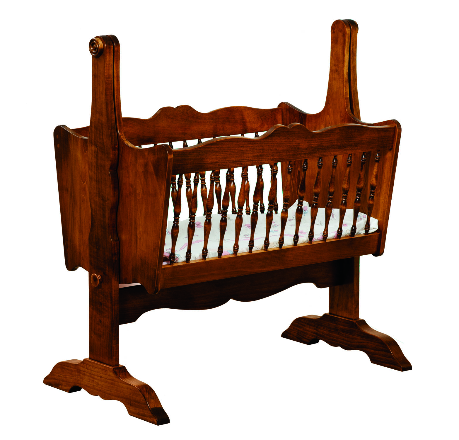 Classic Baby Cradle w/Cradle Pad-#28