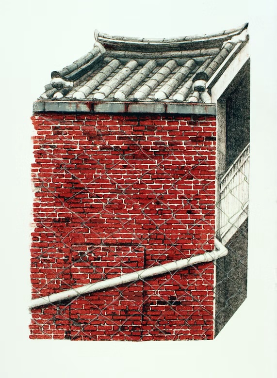 Dwelling in a Box, Variable Ed.
Photolithography, Litho Ink & Watercolor on Mulberry Paper
20" X 25"
$200
