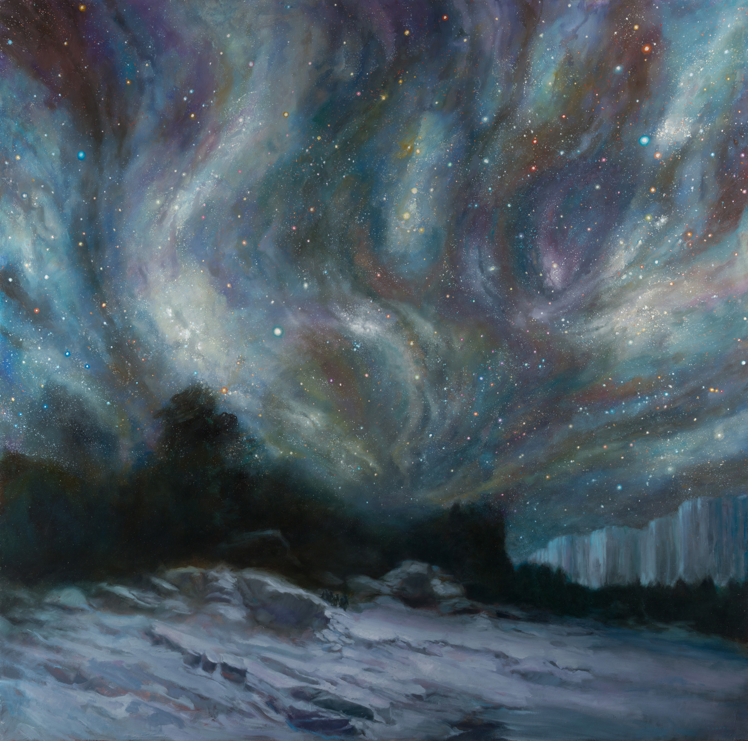 The North
48" x 48"  Oil on Panel 2019