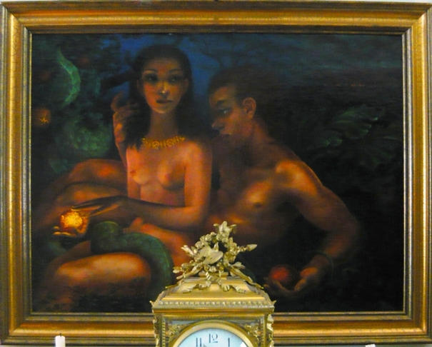 Adam and Eve
Artist: William Girard
Oil on Canvas (?)