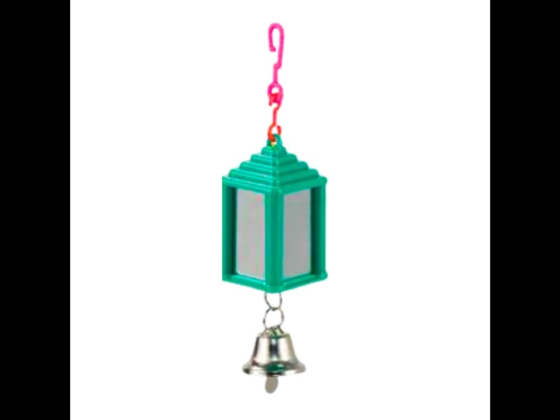 SP-2865 JUGETE DE AVE 
MONTE VERDE LAMPARA 
CON ESPEJOS Y CAMPANA