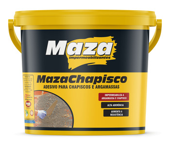 ADESIVO MAZACHAPISCO
CHAPISCO E ARGAMASSA
Indicado reparos rasos em concreto e alvenaria, assentamento de azulejo, cerâmicas, pedras, rejuntamento, estucagem e plastificante para gesso. Uso externo e interno.