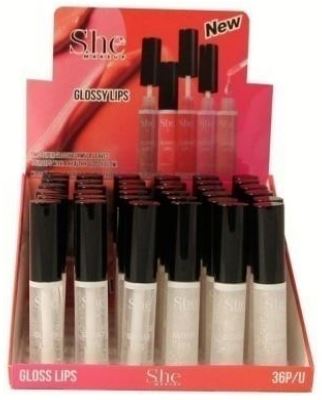LG05
LIP GLOSS CLEAR GLITTERED
