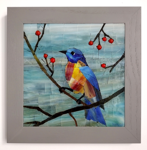 "Bluebird"
by Nataliya Guchenia
Size - 8"H X 8"W
$250.00
