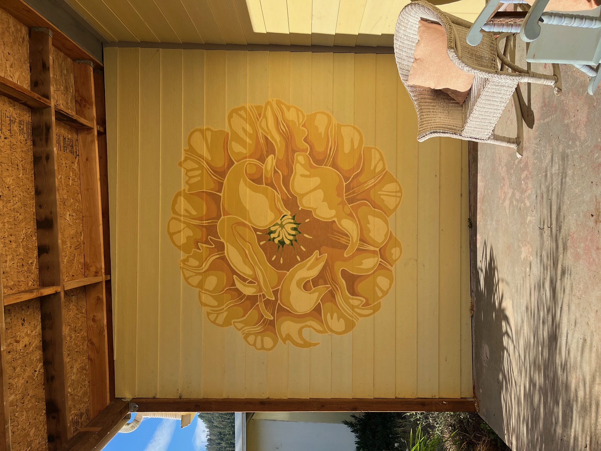 Porch Wall Mural 6' x 6'