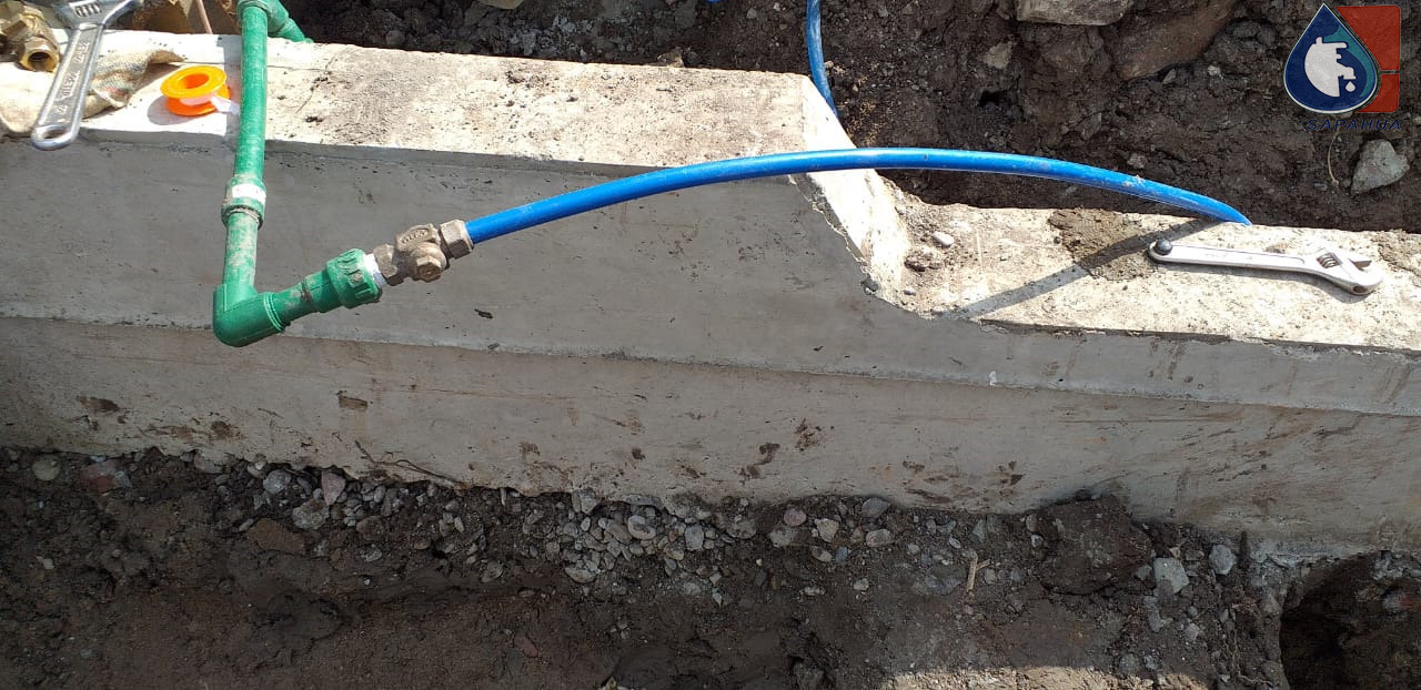 REPARACION DE TOMA EN PRIV. DE MIGUEL NEGRETE No. 4- A, COL. STA. CRUZ