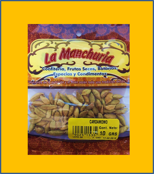 CARDAMOMO
10 Y 100 GRS