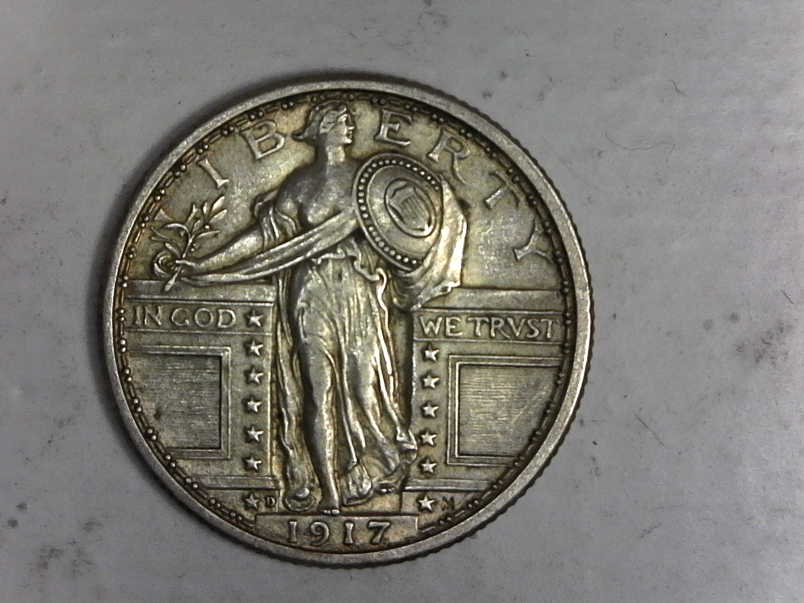 Click on Standing Libertty Quarter for Online Auction