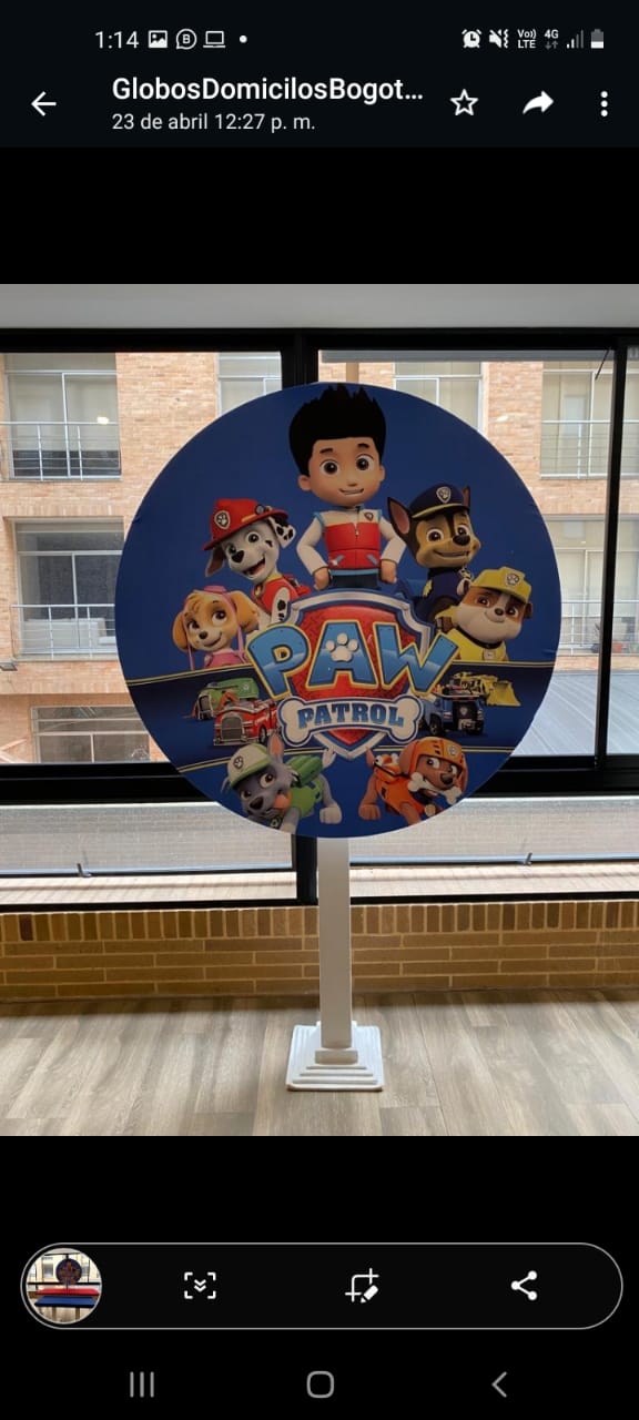 Circulo Efecto 3D Tematico
1.30m diametro x 2.20cm Altura
$80.000