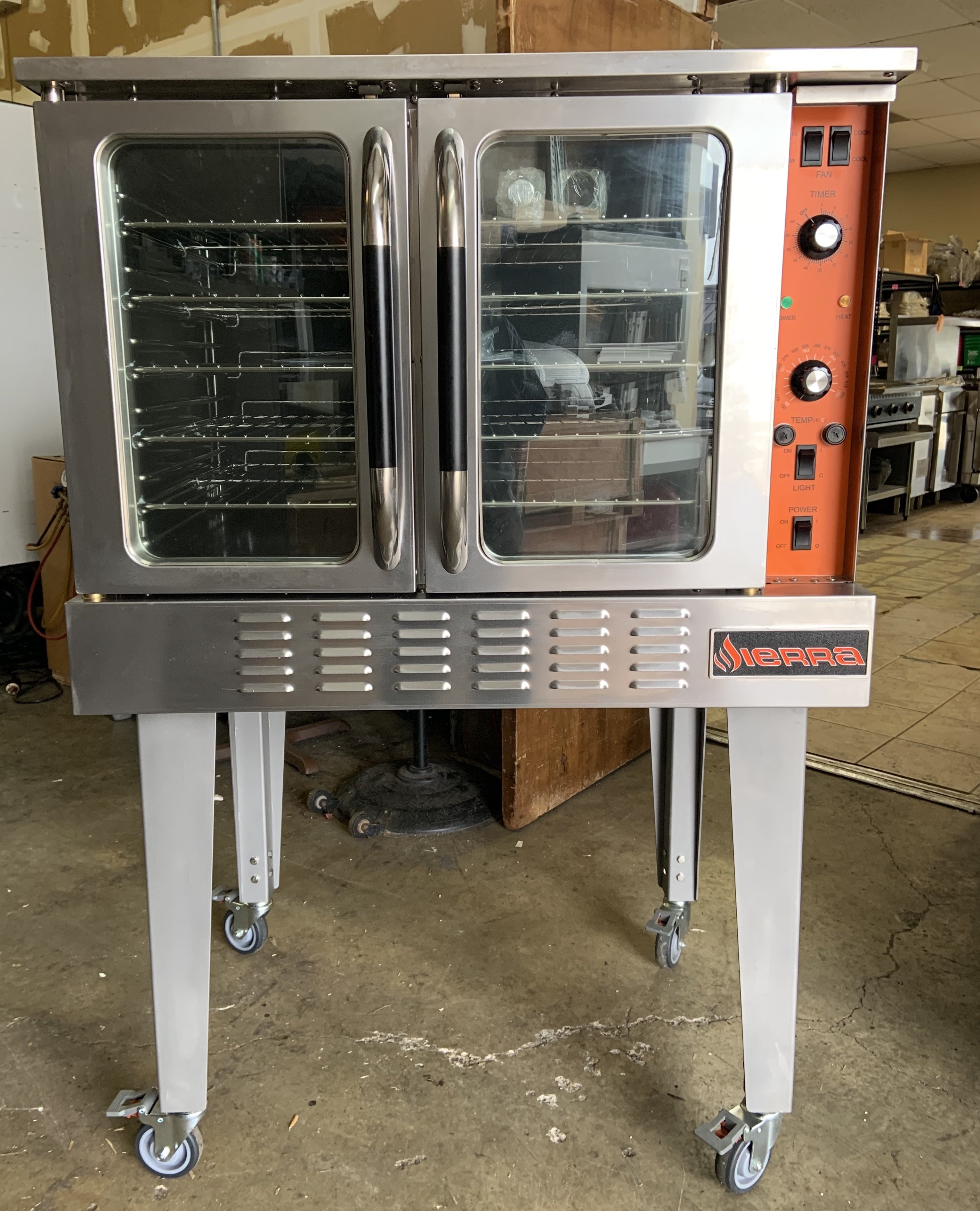 Sierra Electric Convection Oven Full Size  208/240 1 or 3 PH 
CALL FOR PRICES