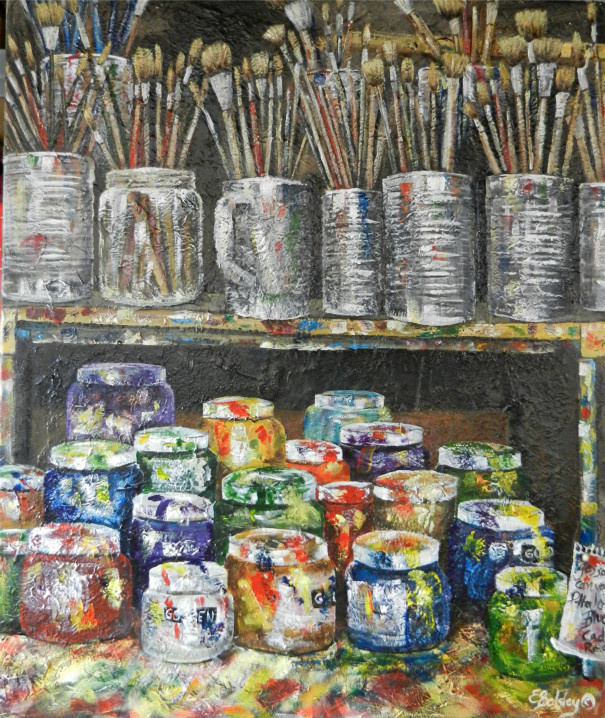 Creative Chaos, Mixed Media, 30x40 Gallery Wrap Canvas