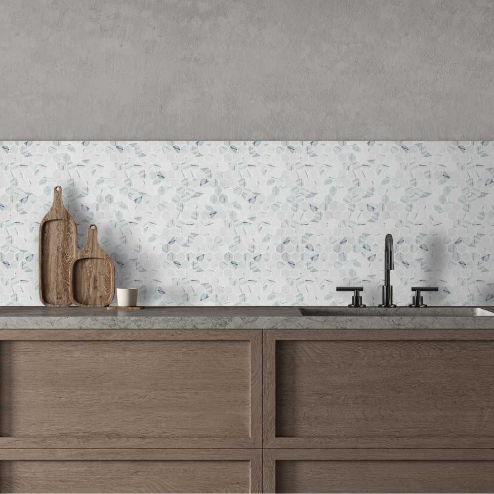 Hex XL-Calacatta Blue