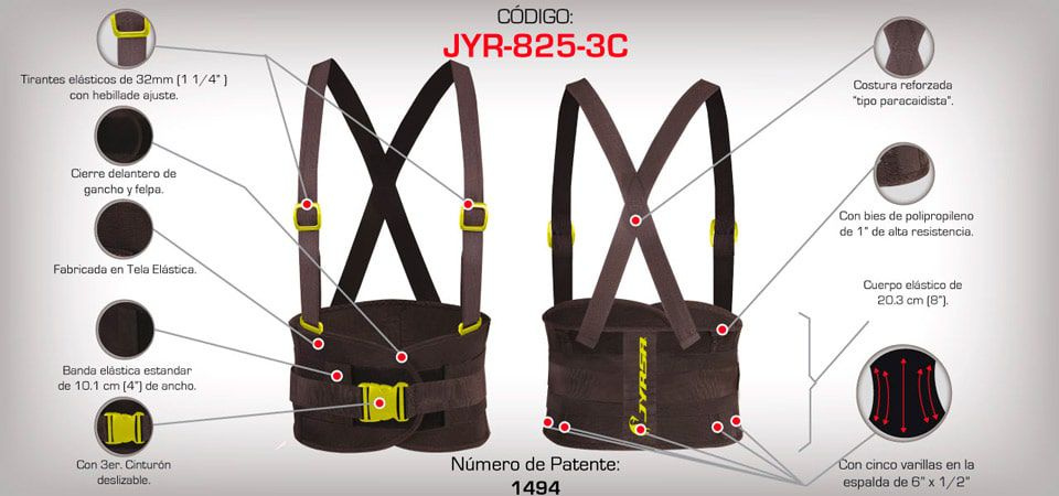 FAJA CON 3ER CINCHO Y TIRANTES
