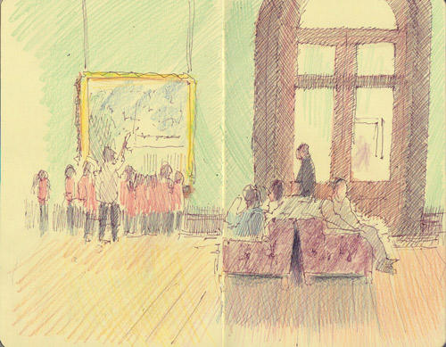 National Gallery - Children looking at Constable