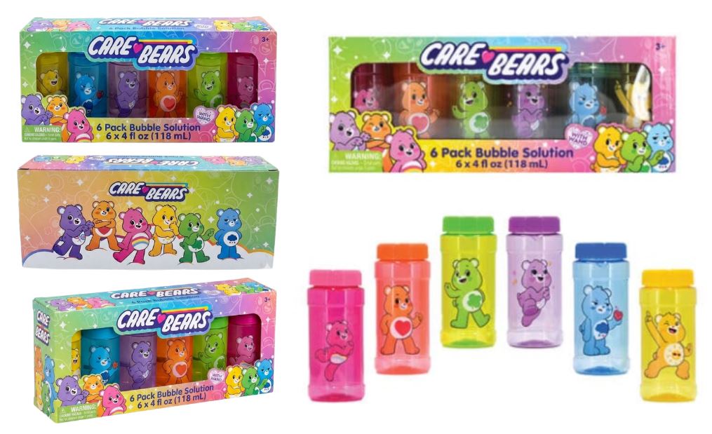571010
6PK BUBBLE SOLUTION - CARE BEARS
UPC 840359710102
8 CASE PACK
