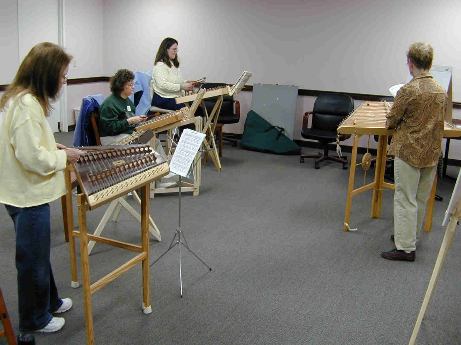 Betty Dawson with class, January 2008