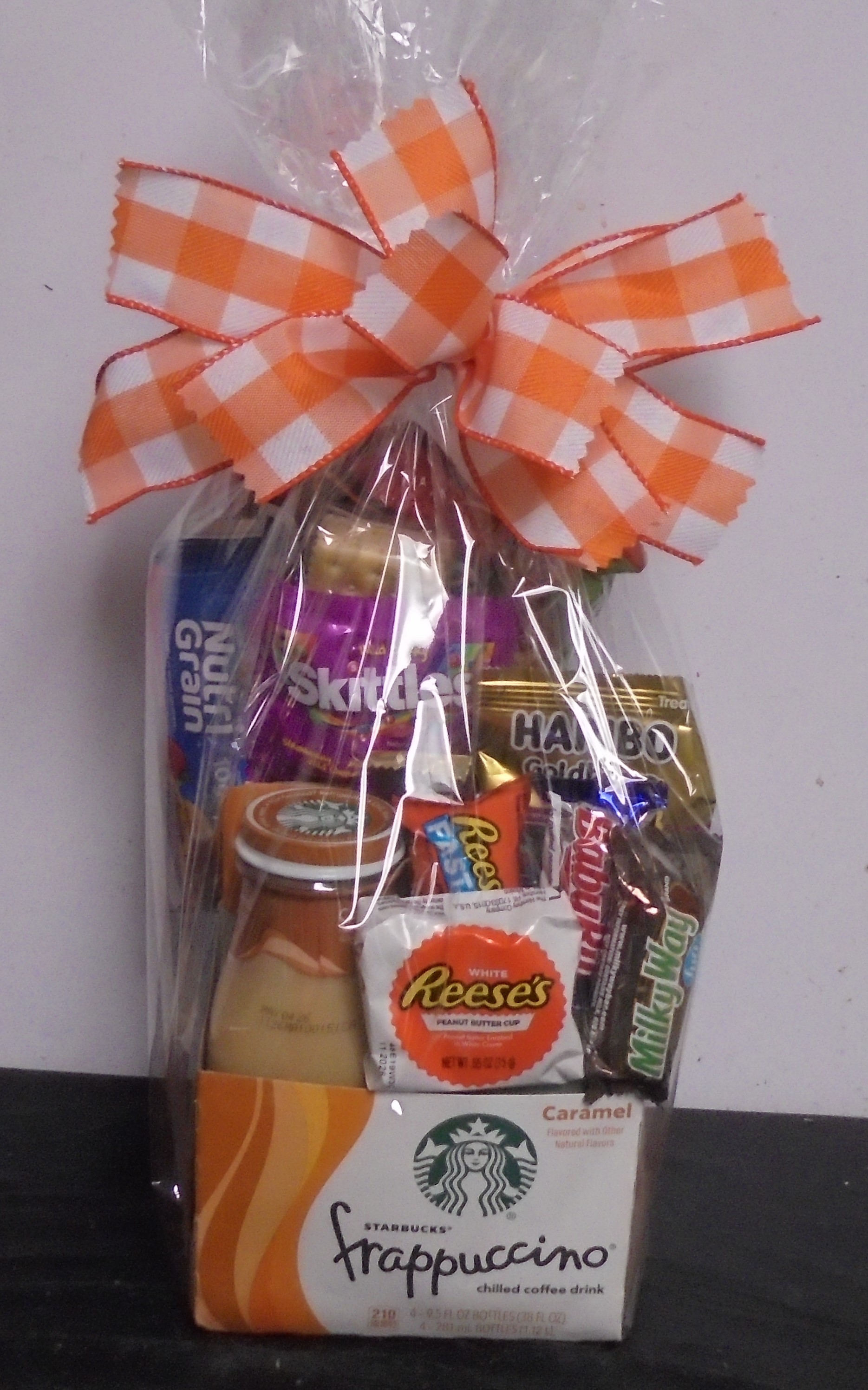 (3)  "Starbucks" Drink Box
W/ Candy (Carmel)
$35.00