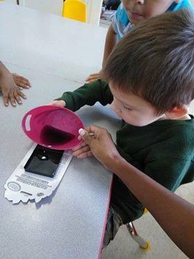 Boy Doing Experiment