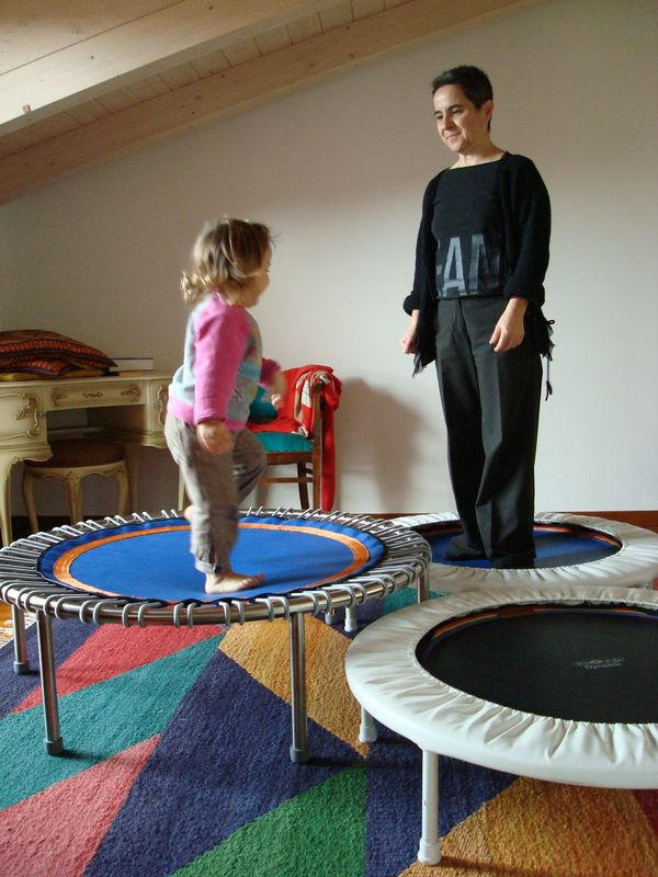 Dorothea on Bellicon Premium Rebounder