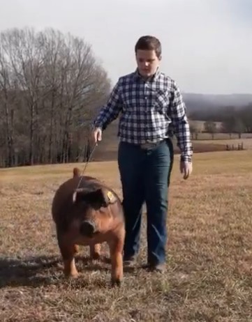 Tylan Lusk
Third Overall Market Hog
2021 Tennessee State Virtual Show